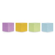 magnetoplan Neodym-Magnete Wood Series Cube farbig