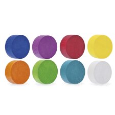 magnetoplan Neodym-Magnete Wood Series Circle farbig