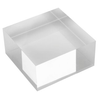 deflecto Acryl-Block transparent 100 x 100 x 40 mm