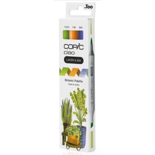 COPIC Marker ciao 3er Set "Botanic Palette"