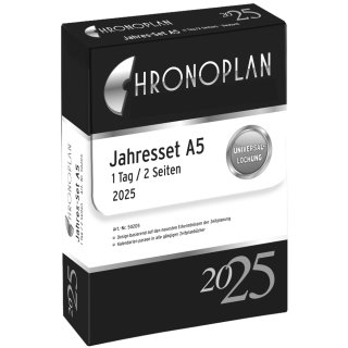 CHRONOPLAN Jahresset 2025 DIN A5