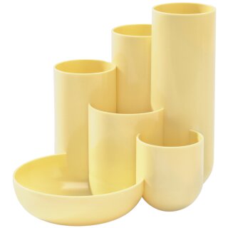 HAN Multiköcher CAMPUS 6 Fächer Polystyrol pastellgelb