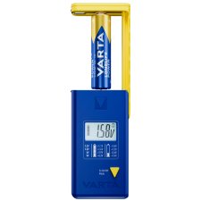 VARTA Batterie Tester LCD-Display blau / gelb