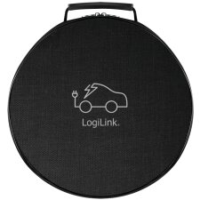 LogiLink Schutztasche für Auto-Ladekabel rund Nylon