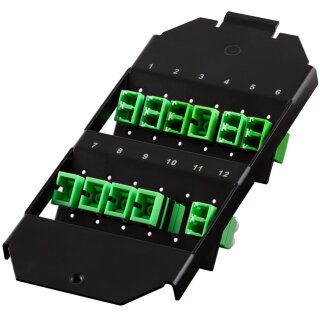 LogiLink Bodentankhalter 6-fach für 12 LWL-Adapter