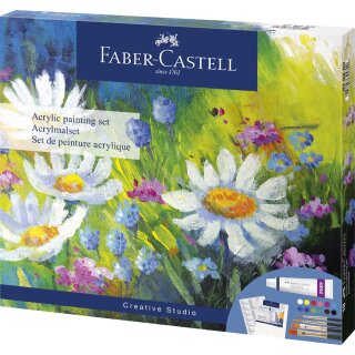 FABER-CASTELL Acrylmal-Set 18-teilig
