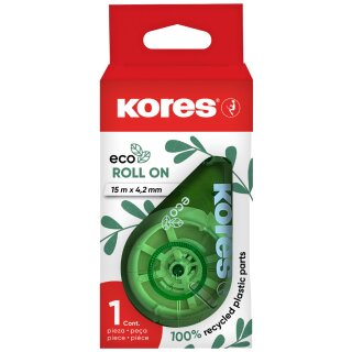 Kores Einweg-Korrekturroller "RollOn ECO" 4,2 mm x 15,0 m