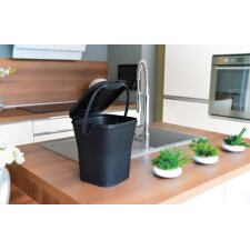 EDA Komposteimer KOMPOST 6 Liter anthrazit