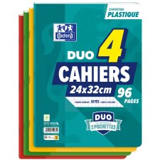 Oxford Schulheft DUO 240 x 320 mm seyès 4er Pack