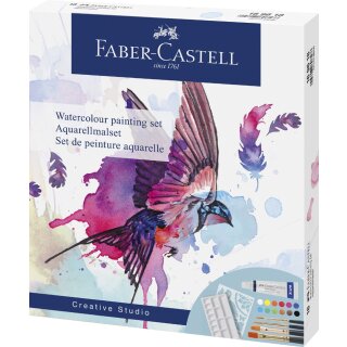 FABER-CASTELL Aquarellmal-Set 18-teilig