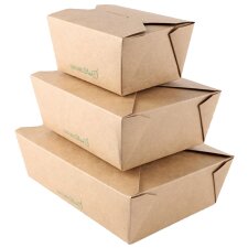 NATURE Star Snackbox (B)215 x (T)162 x (H)64 mm braun