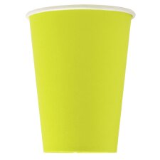 PROnappe Papp-Trinkbecher kiwigrün 0,2 l 15 Stück