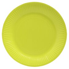 PROnappe Papp-Teller rund 230 mm marineblau