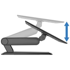 LogiLink Touchscreen-Monitorarm mit Standfuß schwarz