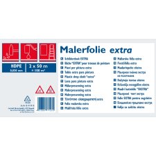 WESTEX Malerplane HDPE 30 my transparent 2 x 50 m