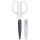 PLUS JAPAN Universalschere FITCUT CURVE Fluor grau/weiß