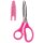 PLUS JAPAN Kinder-Bastelschere FITCUTCURVE KIDS rund rosa