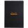 RHODIA Spiralnotizblock No. 18 DIN A4 gepunktet schwarz 80 Blatt
