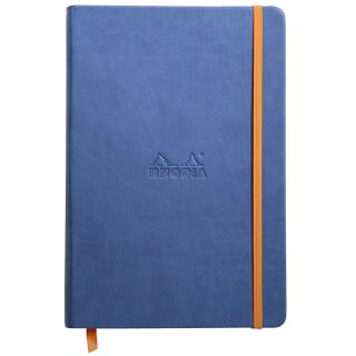 RHODIA Notizbuch RHODIARAMA DIN A5 liniert saphirblau