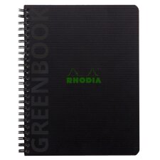 RHODIA Collegeblock GREENBOOK DIN A5+ kariert schwarz 80...