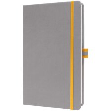 sigel Notizbuch Linescape DIN A5 hoch kariert hellgrau 88...