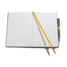 sigel Notizbuch Linescape DIN A5 hoch kariert hellgrau 88...
