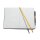 sigel Notizbuch Linescape DIN A5 hoch kariert dunkelgrau 88 Blatt