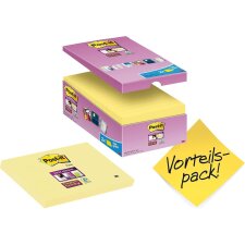 Post-it Haftnotizen Super Sticky Notes 127 x 76 mm gelb...