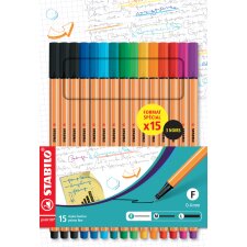 STABILO Fineliner point 88 15er Kartonetui