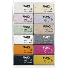 FIMO EFFECT Modelliermasse-Set "Boho Colours" 12 Blöcke à 25 g
