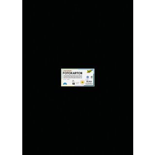 folia Fotokarton (B)500 x (H)700 mm 380 g/qm schwarz