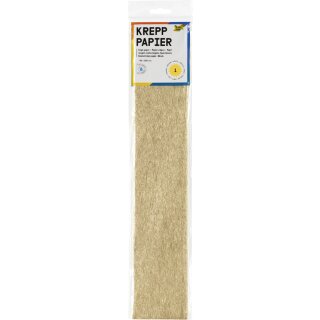 folia Krepppapier-Lagen (B)500 mm x (L)2,5 m gold 10 Lagen