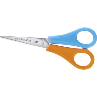 folia Kinder-Bastelschere spitz Linkshänder Länge: 135 mm