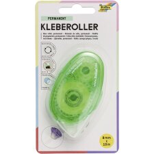 folia Mehrweg-Kleberoller 8 mm x 10 m permanent...