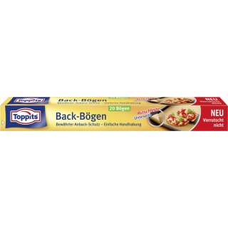 TOPPITS Backpapier-Zuschnitte 380 x 420 mm naturbraun