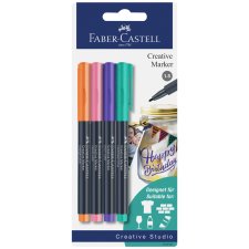 FABER-CASTELL Creative Marker 4er Blister