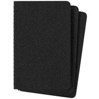 MOLESKINE Notizheft Cahier P/A6 liniert Karton schwarz 3 Stück