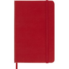 MOLESKINE Notizbuch P/A6 blanko Hardcover hellrot