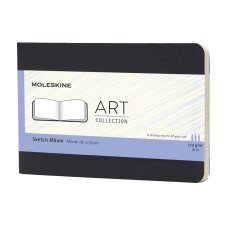 MOLESKINE Skizzenalbum P/A6 120g/qm Karton schwarz 40 Blatt