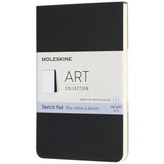 MOLESKINE Skizzenblock P/A6 120g/qm Karton schwarz