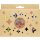 folia BIO Glitter- & Pailletten-Set Rainbow L