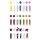 folia BIO Glitter- & Pailletten-Set Rainbow L