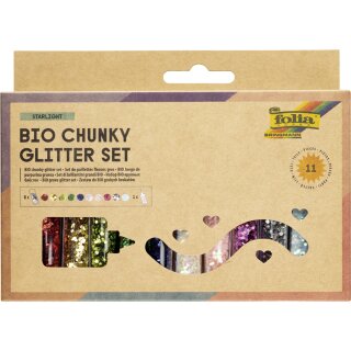 folia BIO Chunky Glitter-Set Starlight