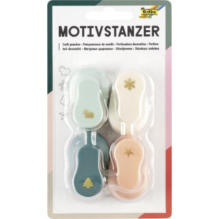 folia Weihnachts-Motivstanzer MINI WEIHNACHTEN