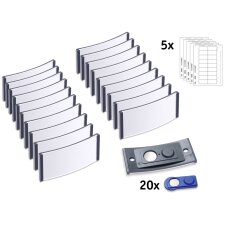 AVERY Zweckform Namensschild 70 x 30mm anthrazit 20er Set