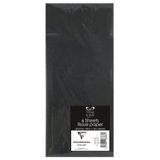 Clairefontaine Seidenpapier (B)500 x (H)700 mm schwarz 6...
