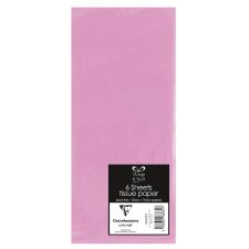 Clairefontaine Seidenpapier (B)500 x (H)700 mm rosa 6 Blatt