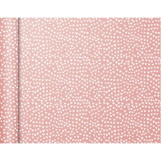 Clairefontaine Geschenkpapier "Tiny Rolls Herzen rosa" (B)350 mm x (L)5,0 m