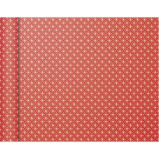 Clairefontaine Geschenkpapier "Tiny Rolls Quadrate rot" (B)350 mm x (L)5,0 m