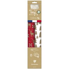 Clairefontaine Weihnachts-Geschenkpapier-Set "Tiny...